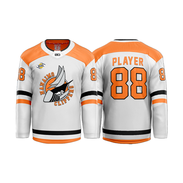 Nanaimo Clippers Custom Away Jersey GoBardown